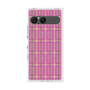 プレミアムスクエアケース with SnapMag［ Tartan Check - Pink ］