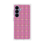 プレミアムスクエアケース with SnapMag［ Tartan Check - Pink ］