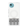 プレミアムスクエアケース with SnapMag［ CASEPLAY Tartan Check - Gray ］