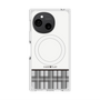 プレミアムスクエアケース with SnapMag［ CASEPLAY Tartan Check - Gray ］