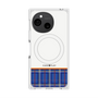 プレミアムスクエアケース with SnapMag［ CASEPLAY Tartan Check - Blue ］