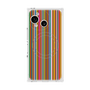 プレミアムスクエアケース with SnapMag［ Colorful Stripe ］