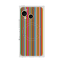 プレミアムスクエアケース with SnapMag［ Colorful Stripe ］