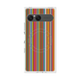 プレミアムスクエアケース with SnapMag［ Colorful Stripe ］