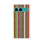 プレミアムスクエアケース with SnapMag［ Colorful Stripe ］