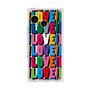 プレミアムスクエアケース with SnapMag［ LOVE!LOVE!LOVE! ］