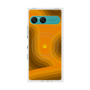 プレミアムスクエアケース with SnapMag［ CASEPLAY Winding Pattern - Orange ］
