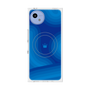 プレミアムスクエアケース with SnapMag［ CASEPLAY Winding Pattern - Blue ］