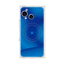 プレミアムスクエアケース with SnapMag［ CASEPLAY Winding Pattern - Blue ］