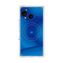 プレミアムスクエアケース with SnapMag［ CASEPLAY Winding Pattern - Blue ］