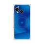 プレミアムスクエアケース with SnapMag［ CASEPLAY Winding Pattern - Blue ］