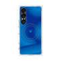 プレミアムスクエアケース with SnapMag［ CASEPLAY Winding Pattern - Blue ］