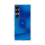 プレミアムスクエアケース with SnapMag［ CASEPLAY Winding Pattern - Blue ］