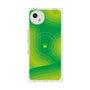 プレミアムスクエアケース with SnapMag［ CASEPLAY Winding Pattern - Green ］