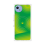 プレミアムスクエアケース with SnapMag［ CASEPLAY Winding Pattern - Green ］