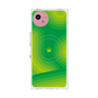 プレミアムスクエアケース with SnapMag［ CASEPLAY Winding Pattern - Green ］