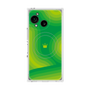 プレミアムスクエアケース with SnapMag［ CASEPLAY Winding Pattern - Green ］