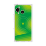 プレミアムスクエアケース with SnapMag［ CASEPLAY Winding Pattern - Green ］