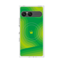 プレミアムスクエアケース with SnapMag［ CASEPLAY Winding Pattern - Green ］