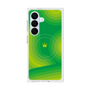 プレミアムスクエアケース with SnapMag［ CASEPLAY Winding Pattern - Green ］