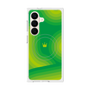 プレミアムスクエアケース with SnapMag［ CASEPLAY Winding Pattern - Green ］