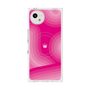 プレミアムスクエアケース with SnapMag［ CASEPLAY Winding Pattern - Pink ］