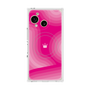 プレミアムスクエアケース with SnapMag［ CASEPLAY Winding Pattern - Pink ］
