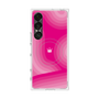 プレミアムスクエアケース with SnapMag［ CASEPLAY Winding Pattern - Pink ］