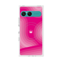 プレミアムスクエアケース with SnapMag［ CASEPLAY Winding Pattern - Pink ］