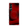 プレミアムスクエアケース with SnapMag［ CASEPLAY Winding Pattern - Red ］