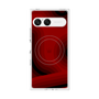 プレミアムスクエアケース with SnapMag［ CASEPLAY Winding Pattern - Red ］