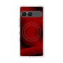 プレミアムスクエアケース with SnapMag［ CASEPLAY Winding Pattern - Red ］