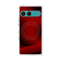 プレミアムスクエアケース with SnapMag［ CASEPLAY Winding Pattern - Red ］