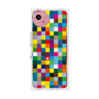 プレミアムスクエアケース with SnapMag［ CASEPLAY Rainbow Check ］