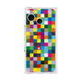 プレミアムスクエアケース with SnapMag［ CASEPLAY Rainbow Check ］