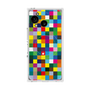 プレミアムスクエアケース with SnapMag［ CASEPLAY Rainbow Check ］