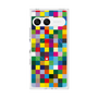 プレミアムスクエアケース with SnapMag［ CASEPLAY Rainbow Check ］
