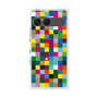 プレミアムスクエアケース with SnapMag［ CASEPLAY Rainbow Check ］