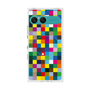 プレミアムスクエアケース with SnapMag［ CASEPLAY Rainbow Check ］