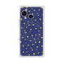 プレミアムスクエアケース with SnapMag［ Drawing Dot - Navy ］