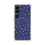 プレミアムスクエアケース with SnapMag［ Drawing Dot - Navy ］