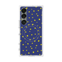 プレミアムスクエアケース with SnapMag［ Drawing Dot - Navy ］