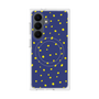 プレミアムスクエアケース with SnapMag［ Drawing Dot - Navy ］
