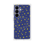 プレミアムスクエアケース with SnapMag［ Drawing Dot - Navy ］