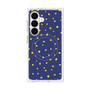 プレミアムスクエアケース with SnapMag［ Drawing Dot - Navy ］