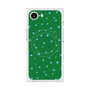 プレミアムスクエアケース with SnapMag［ Drawing Dot - Green ］