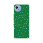 プレミアムスクエアケース with SnapMag［ Drawing Dot - Green ］