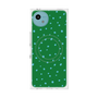 プレミアムスクエアケース with SnapMag［ Drawing Dot - Green ］