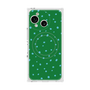 プレミアムスクエアケース with SnapMag［ Drawing Dot - Green ］