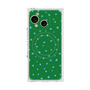 プレミアムスクエアケース with SnapMag［ Drawing Dot - Green ］